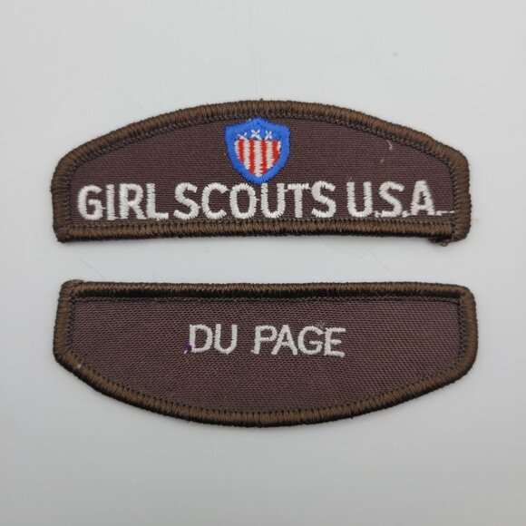 Girl Scout Badge Vintage Patch Brownie 90s Retro Troop Camp Cookies USA Du Page - Picture 4 of 4